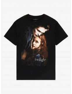 OURUNVRS Twilight Edward & Bella Poster Boyfriend Fit Girls T-Shirt