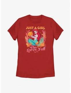 HER Disney The Little Mermaid Pumpkin Ariel Womens T-Shirt