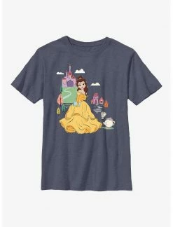 HER Disney Beauty And The Beast Belle Cartoon Group Youth T-Shirt