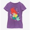 HER Disney The Little Mermaid Ariel And Flounder Youth Girls T-Shirt