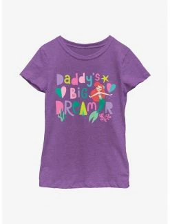 HER Disney The Little Mermaid Ariel Daddy's Big Dreamer Youth Girls T-Shirt