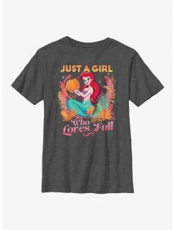 HER Disney The Little Mermaid Pumpkin Ariel Youth T-Shirt