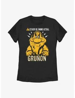 HER Disney Snow White And The Seven Dwarfs Spanish Grumpy Mood Womens T-Shirt