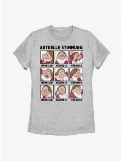 HER Disney Snow White And The Seven Dwarfs German Grumpy Womens T-Shirt