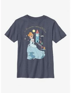 HER Disney Cinderella A Dream Come True Cartoon Group Youth T-Shirt