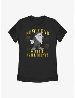 HER Disney Snow White And The Seven Dwarfs New Year Still Grumpy Womens T-Shirt