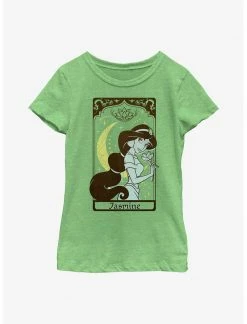 HER Disney Aladdin Tarot Card Jasmine Youth Girls T-Shirt