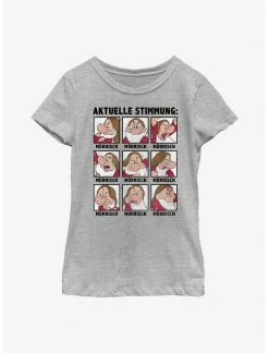 HER Disney Snow White And The Seven Dwarfs German Grumpy Youth Girls T-Shirt