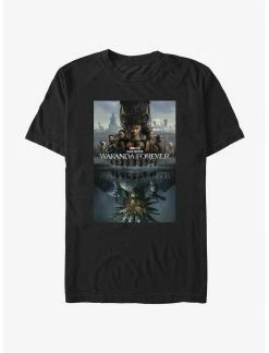 Marvel Black Panther: Wakanda Forever Poster T-Shirt Her Universe Web Exclusive