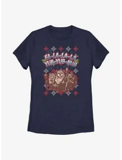 HER Star Wars Ewok Holiday Festivities Womens T-Shirt