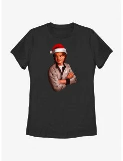 HER Stranger Things Santa Steve Womens T-Shirt