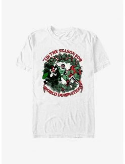 HER Marvel Venom, Doctor Octopus & Green Goblin Tis The Season For World Domination T-Shirt