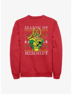 HER Marvel Loki Mischief Season Ugly Christmas T-Shirt