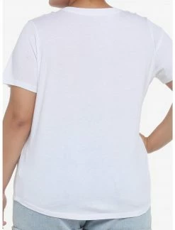 HUNIVERS Her Universe White Crewneck Favorite T-Shirt Plus Size -HER SHOP unnamed file 118