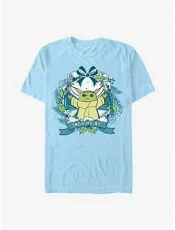 HER Star Wars The Mandalorian Snow Ho Ho Grogu T-Shirt