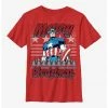 HER Marvel Captain America Christmas Youth T-Shirt