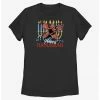 HER Stranger Things Demogorgon Happy Hanukkah Womens T-Shirt