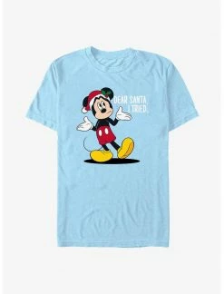 HER Disney Mickey Mouse Santa I Tried T-Shirt