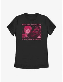 HER Star Wars Han Solo And Chewie Kessel Run Womens T-Shirt