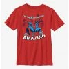 HER Marvel Holiday Spider-Man Youth T-Shirt
