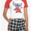HUNIVERS Her Universe Disney Lilo & Stitch Devil Raglan Baby T-Shirt