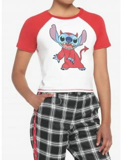 HUNIVERS Her Universe Disney Lilo & Stitch Devil Raglan Baby T-Shirt