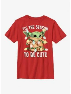HER Star Wars The Mandalorian Grogu To Be Cute Youth T-Shirt