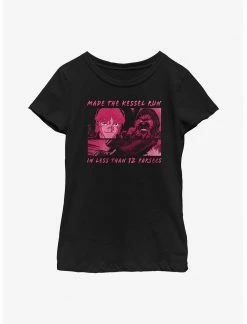 HER Star Wars Han Solo And Chewie Kessel Run Youth Girls T-Shirt