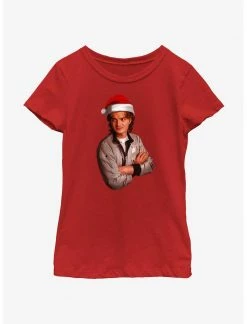 HER Stranger Things Santa Steve Youth Girls T-Shirt