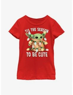 HER Star Wars The Mandalorian Grogu To Be Cute Youth Girls T-Shirt