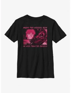 HER Star Wars Han Solo And Chewie Kessel Run Youth T-Shirt