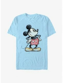 HER Disney Mickey Mouse Charcoal Sketch Mickey T-Shirt