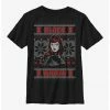 HER Marvel Black Widow Ugly Christmas Youth T-Shirt
