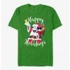 HER Disney Mickey Mouse Happy Holidays Santa Mickey T-Shirt