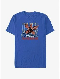 HER Stranger Things Demogorgon Happy Hanukkah T-Shirt