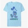 HER Disney Mickey Mouse Sketch Floral Fill T-Shirt