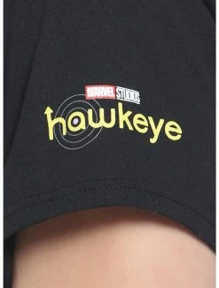 OURUNVRS Marvel Hawkeye Logo T-Shirt -HER SHOP unnamed file 1337