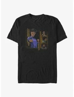 Marvel Black Panther: Wakanda Forever Character Panels T-Shirt