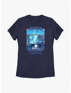 HER Star Wars: Visions Tri Panel Womens T-Shirt