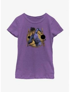 Marvel Black Panther: Wakanda Forever Shuri Badge Youth Girls T-Shirt