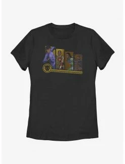 Marvel Black Panther: Wakanda Forever Hero Panels Womens T-Shirt