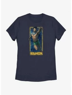 Marvel Black Panther: Wakanda Forever Namor Submariner Badge Womens T-Shirt
