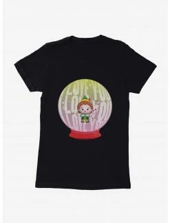 HER Elf I Love You Snowglobe Womens T-Shirt