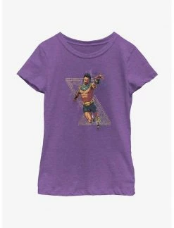 Marvel Black Panther: Wakanda Forever Namor Symbol Youth Girls T-Shirt