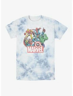Marvel Avengers Heroes Of Today Tie-Dye T-Shirt