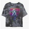 HER Marvel X-Men Retro Storm Womens Tie-Dye Crop T-Shirt