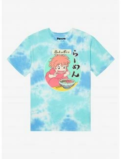 OURUNVRS Our Universe Studio Ghibli Ponyo Ramen Tie-Dye T-Shirt