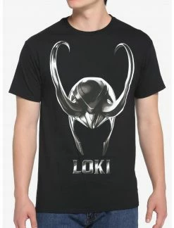 OURUNVRS Marvel Loki Helmet T-Shirt