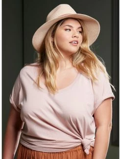 HUNIVERS Her Universe Dusty Pink Scoop Neck Favorite T-Shirt Plus Size