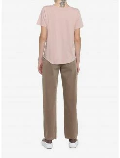 HUNIVERS Her Universe Dusty Pink Scoop Neck Favorite T-Shirt -HER SHOP unnamed file 192